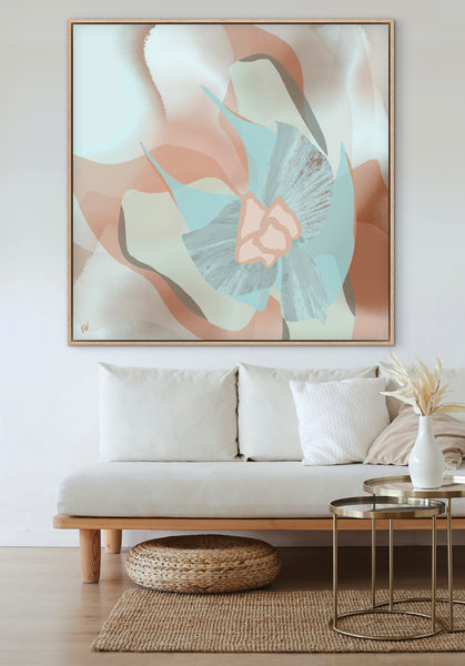 Blooming In Aqua