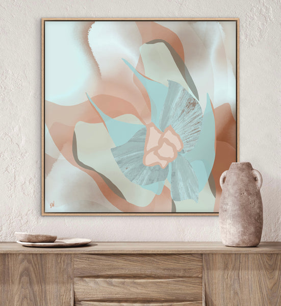 Blooming In Aqua