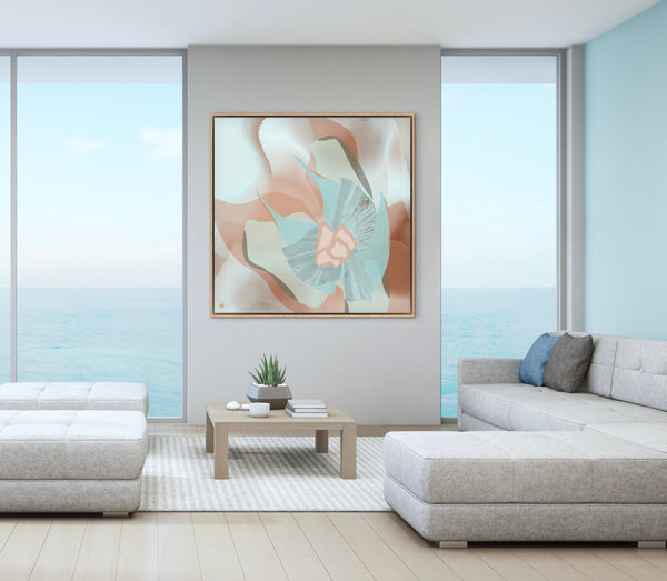 Blooming In Aqua